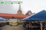 พิธีบวงสรวงสถานที่ก่อสร้างซุ้มถวายดอกไม้จันทน์