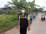 นายกเทศมนตรีลงพื้นที่ตรวจดูความคืบหน้าการวางท่อประปาส่วนภูมิ