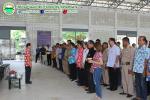 ภาพกิจกรรมการร่วมพิธีรดน้ำขอพรนายอำเภอแวงใหญ่ เนื่องในประเพณ