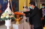 นายกเทศมนตรีประธานในพิธีมอบเกียรติบัตรงานศพปลอดเหล้าและการพน