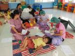 กิจกรรมการตรวจสุขภาพฟันและเคลือบฟลูอออไรด์
